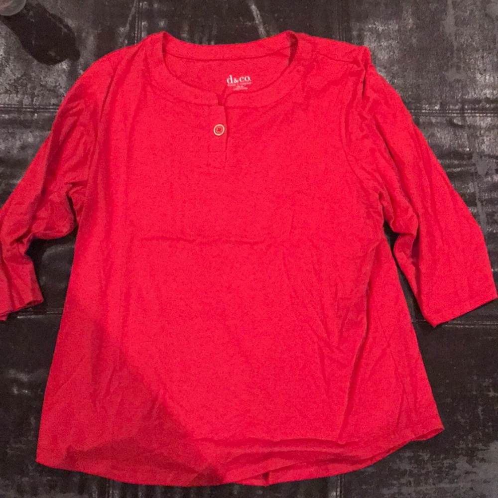 Denim & Company 3/4” Sleeve Top